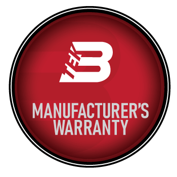 B-TEK Factory Warranty Badge