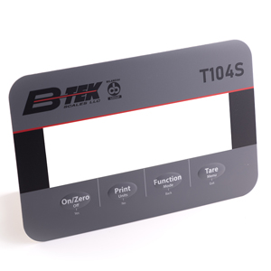 T104S Front Panel B-TEK Overlay