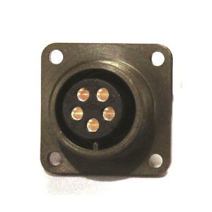 DMS3102E14S-5S-A Panel Mount Receptacle 5 Socket