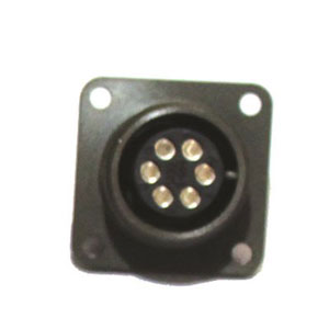 DMS3102E14S-6S-A Panel Mount Receptacle 6 Socket