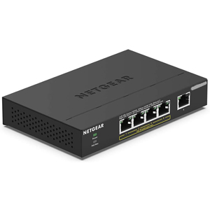 5-Port Gigabit Ethernet Unmanaged Switch w / POE+ Power - 4 Devices