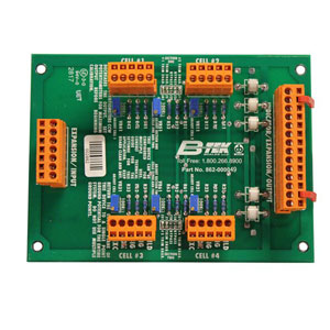 Truck Scale 4 Cell Summing Board with Spring Terminals