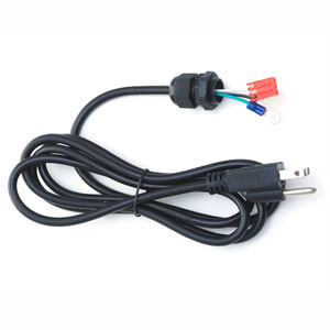 Remote Display Power Cord w/Connector & Strain Relief